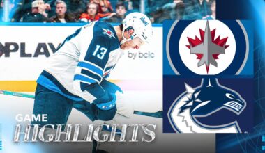 Vancouver Canucks vs. Winnipeg Jets - Game Highlights