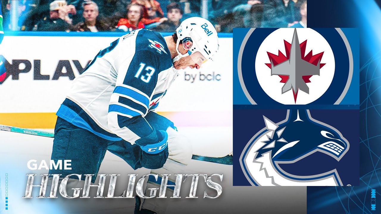 Vancouver Canucks vs. Winnipeg Jets - Game Highlights