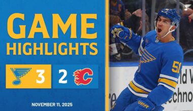 Game Highlights: Blues 3, Flames 2