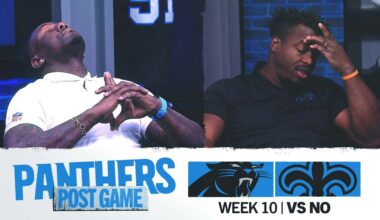 Panthers vs Saints Week 10 Reaction | Postgame Show | Carolina Panthers