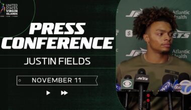 Justin Fields Press Conference (11/11) | New York Jets
