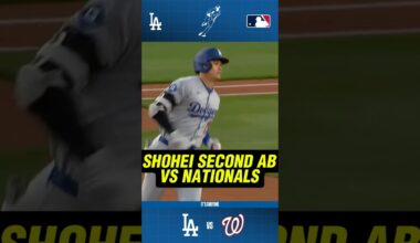 Shohei Second At-Bat vs Washington Nationals