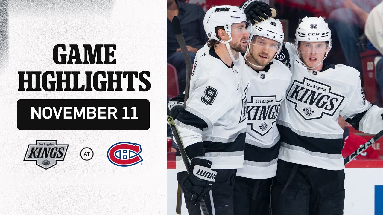 HIGHLIGHTS: LA Kings at Montréal Canadiens
