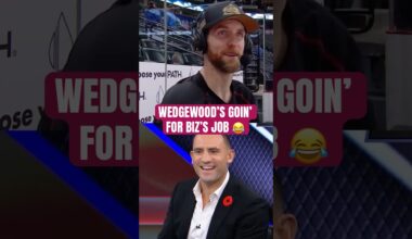 Colorado Avalanche goalie Scott Wedgewood’s analysis had Biz and Ace impressed 😆