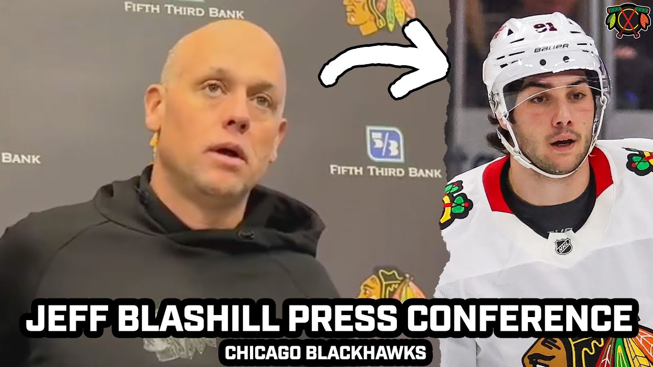 Jeff Blashill Gives Injury UPDATE on Frank Nazar & Talks Blackhawks Confidence After Road Trip