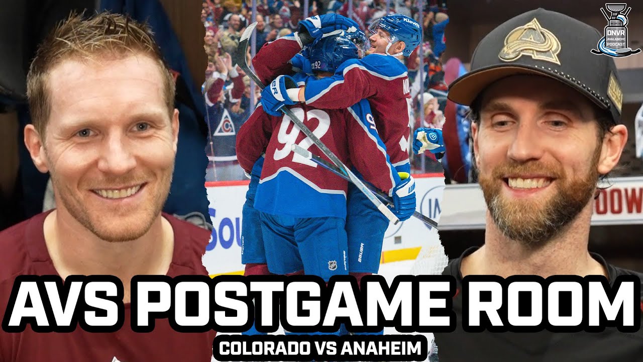 Gabe Landeskog Happy After FINALLY Scoring 1st Goal & More After Avs WIN vs Ducks