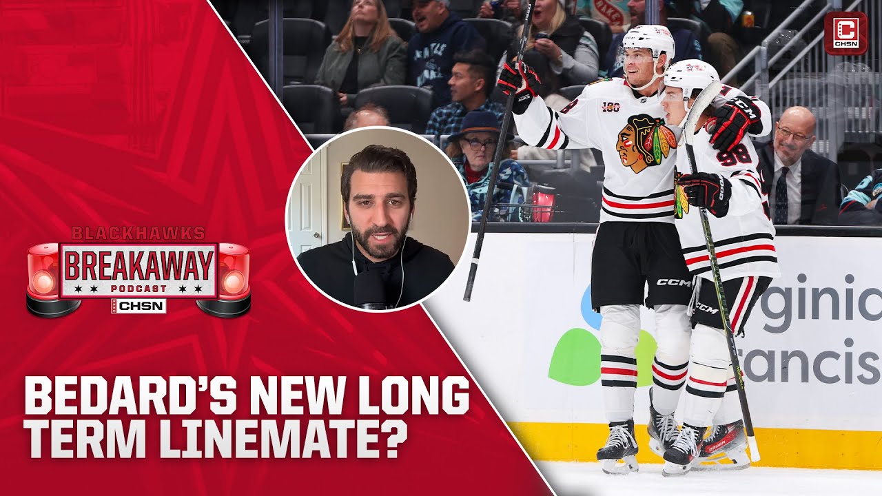 Connor Bedard's New Long-Term Linemate? | Blackhawks Breakaway