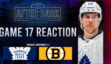 Toronto Maple Leafs vs Boston Bruins Postgame Show | Game 17 | TLN After Dark
