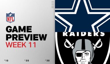 Dallas Cowboys vs Las Vegas Raiders | Week 11 Game Preview