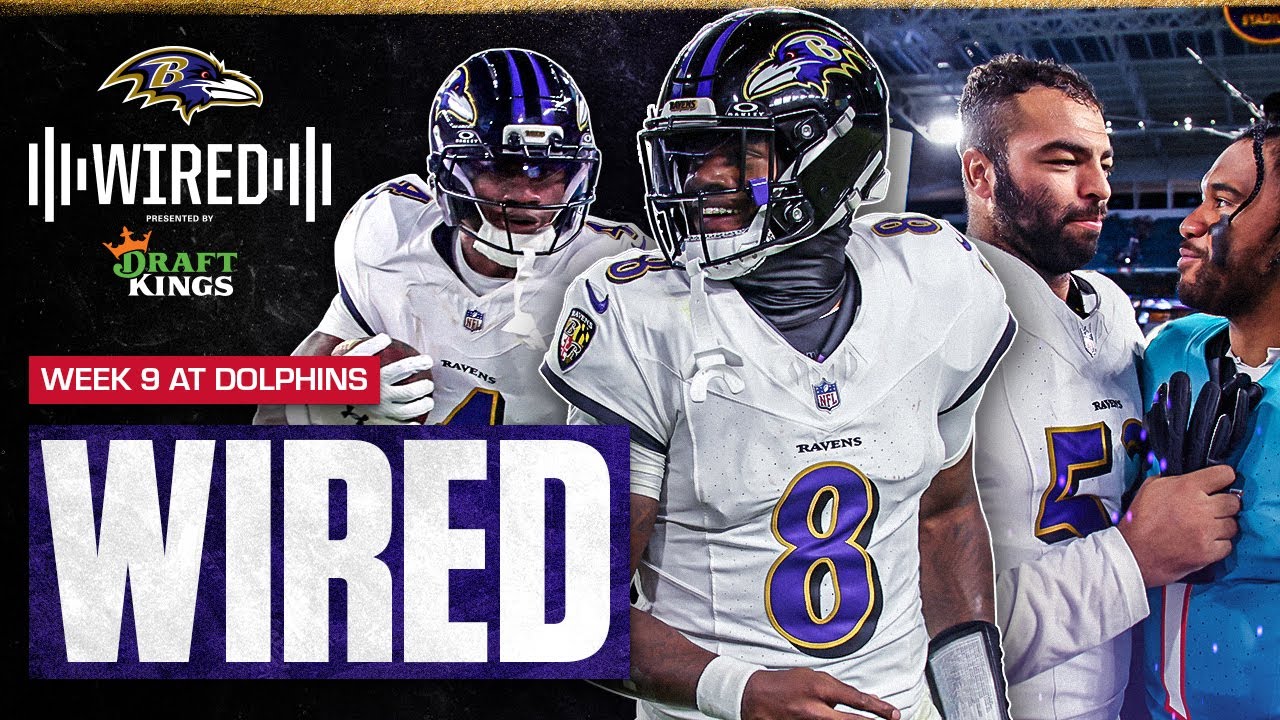 Lights, Camera, Jackson in Miami. Lamar Jackson, Ravens Take Down Dolphins | Ravens Wired
