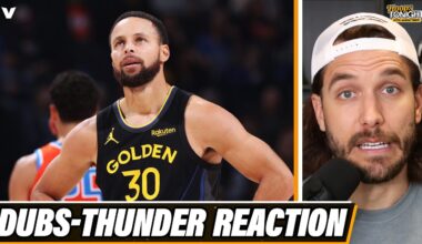 Steph Curry & Warriors SHAKY in blowout loss to OKC Thunder & Shai Gilgeous-Alexander | NBA Reaction