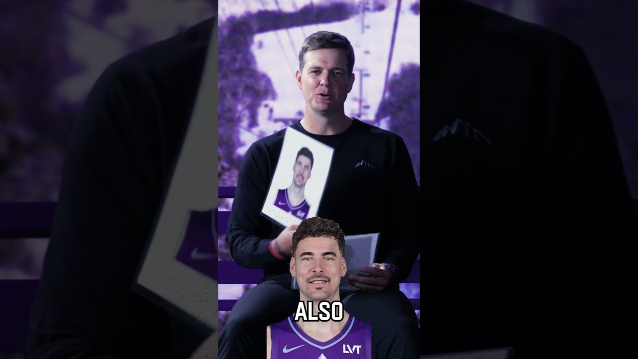 we mashed the player’s faces together just for you #nba #laurimarkkanen #utahjazz #sports #games