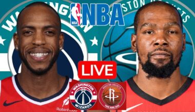 LIVE: WASHINGTON WIZARDS vs HOUSTON ROCKETS | NBA | PLAY BY PLAY | SCOREBOARD