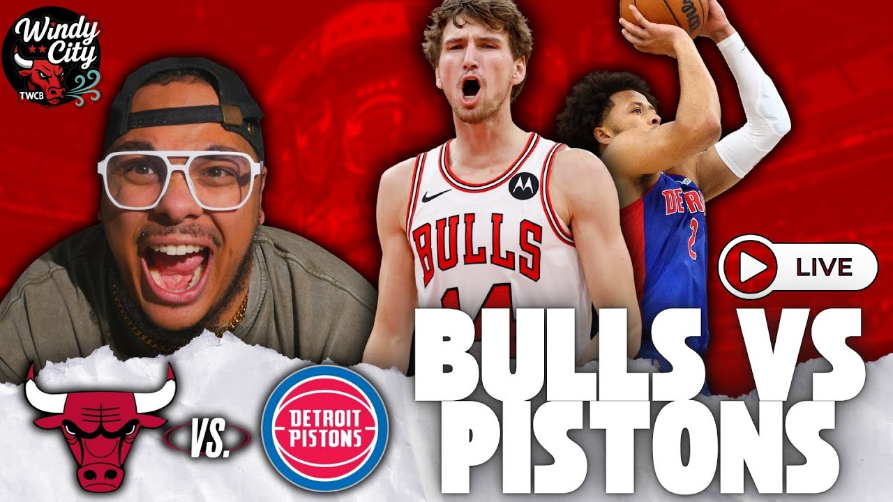 Chicago Bulls vs Detroit Pistons LIVE Play-By-Play & Scoreboard!