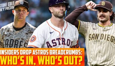 Baseball insiders DISH on who could be in and OUT for Astros!