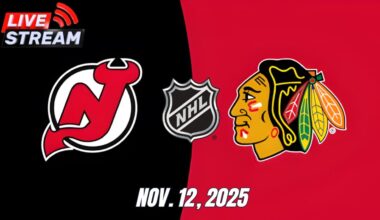 🔥 NHL LIVE 2025! New Jersey Devils vs Chicago Blackhawks | Full Game Live | November 12, 2025