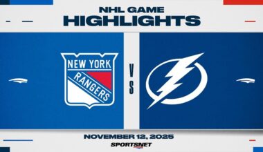 NHL Highlights | Rangers vs. Lightning - November 12, 2025