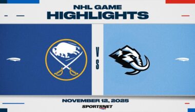 NHL Highlights | Sabres vs. Mammoth - November 12, 2025