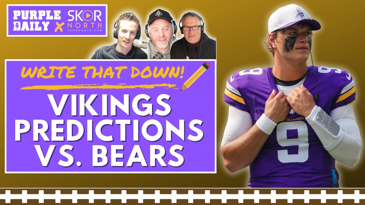 Minnesota Vikings predictions vs Chicago Bears: JJ McCarthy, Kevin O’Connell, and more