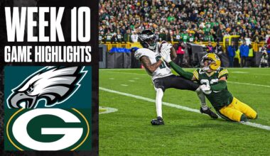 Eagles At Packer | Week 10 Highlights