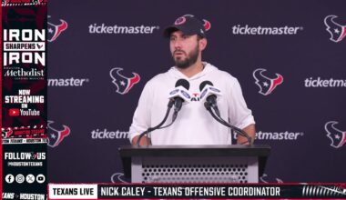 LIVE: The Houston Texans address the media