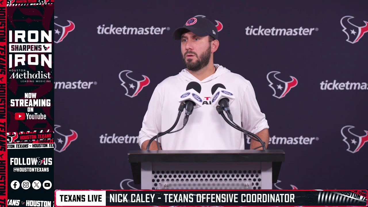 LIVE: The Houston Texans address the media