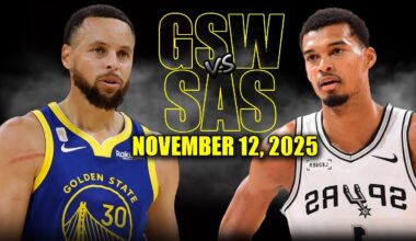 Golden State Warriors vs San Antonio Spurs Full Game Highlights - November 12, 2025 | NBA Season