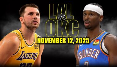 Los Angeles Lakers vs Oklahoma City Thunder Full Game Highlights - November 12, 2025 | NBA Season