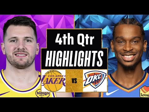 Los Angeles Lakers vs Oklahoma City Thunder Full 4th Qtr P2 Highlights| Nov 12 | 2025 NBA Highlights