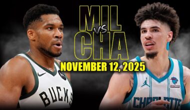 Milwaukee Bucks vs Charlotte Hornets Full Game Highlights - November 12, 2025 | NBA Season