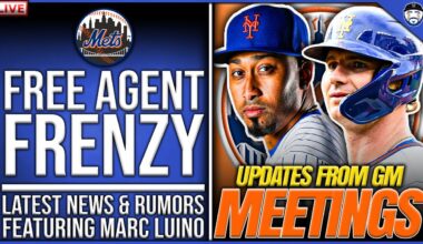 Mets Free Agent FRENZY With @GiraffeNeckMarc | MLB GM Meetings Day 3 | Mets News & Rumors