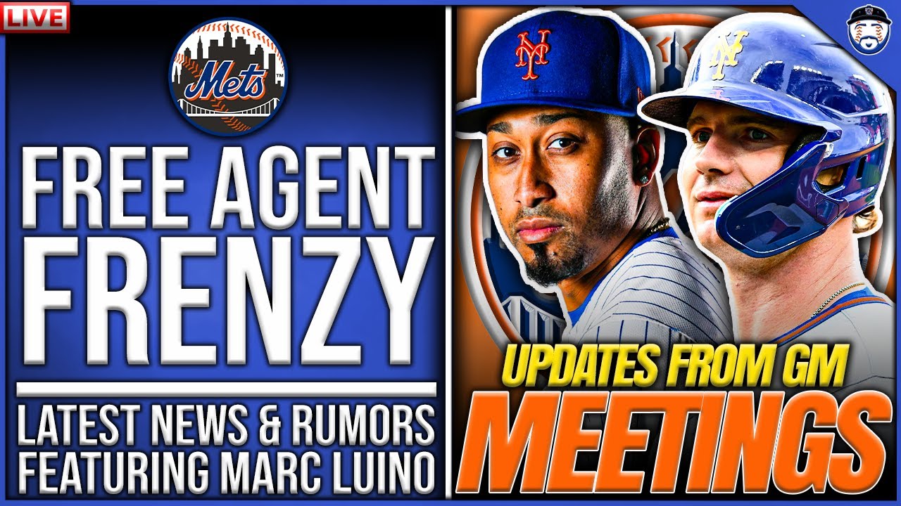 Mets Free Agent FRENZY With @GiraffeNeckMarc | MLB GM Meetings Day 3 | Mets News & Rumors