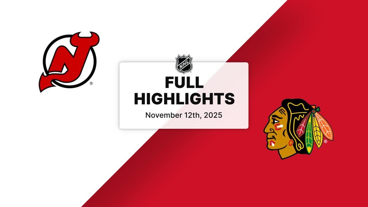 NHL Highlights | Devils vs. Blackhawks | November 12, 2025