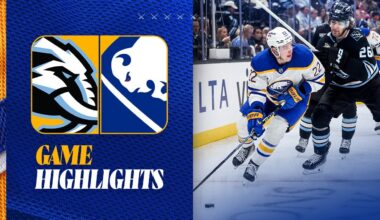 Isak Rosen Scores Two | Buffalo Sabres Loss To Utah Mammoth | Game highlights