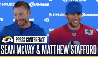 Sean McVay & Matthew Stafford On Success In The Blitz, Game-planning Seahawks & Tight End Depth