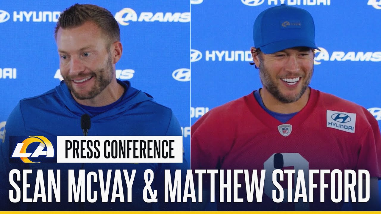 Sean McVay & Matthew Stafford On Success In The Blitz, Game-planning Seahawks & Tight End Depth
