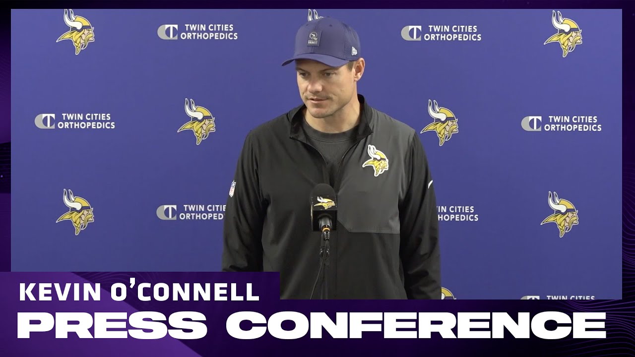 Kevin O'Connell on Ryan Kelly Update, J.J. McCarthy, Opposing Defenses, Preparing for Bears Game