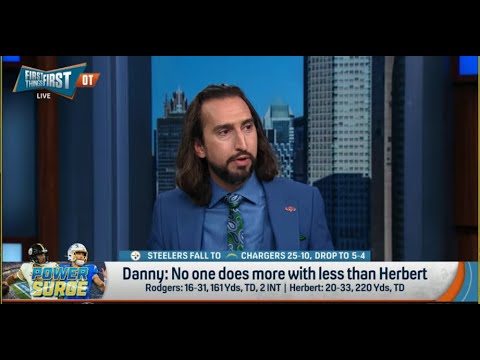 FIRST THINGS FIRST | Nick Wright REFUSES To Accept Justin Herbert As SPECIAL With Chargers | NFL