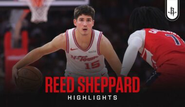 Reed Sheppard (21 points) Highlights vs. Washington Wizards