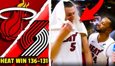 Nikola Jovic GOES OFF in CLUTCH Win vs Blazers | Miami Heat Bench STAYS HOT Without Bam