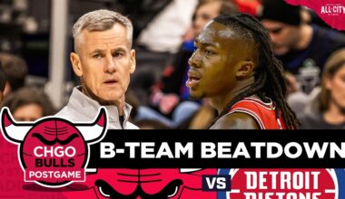 BULLS POSTGAME: EMBARRASSING Effort in Loss to Depleted Pistons | CHGO Bulls Podcast