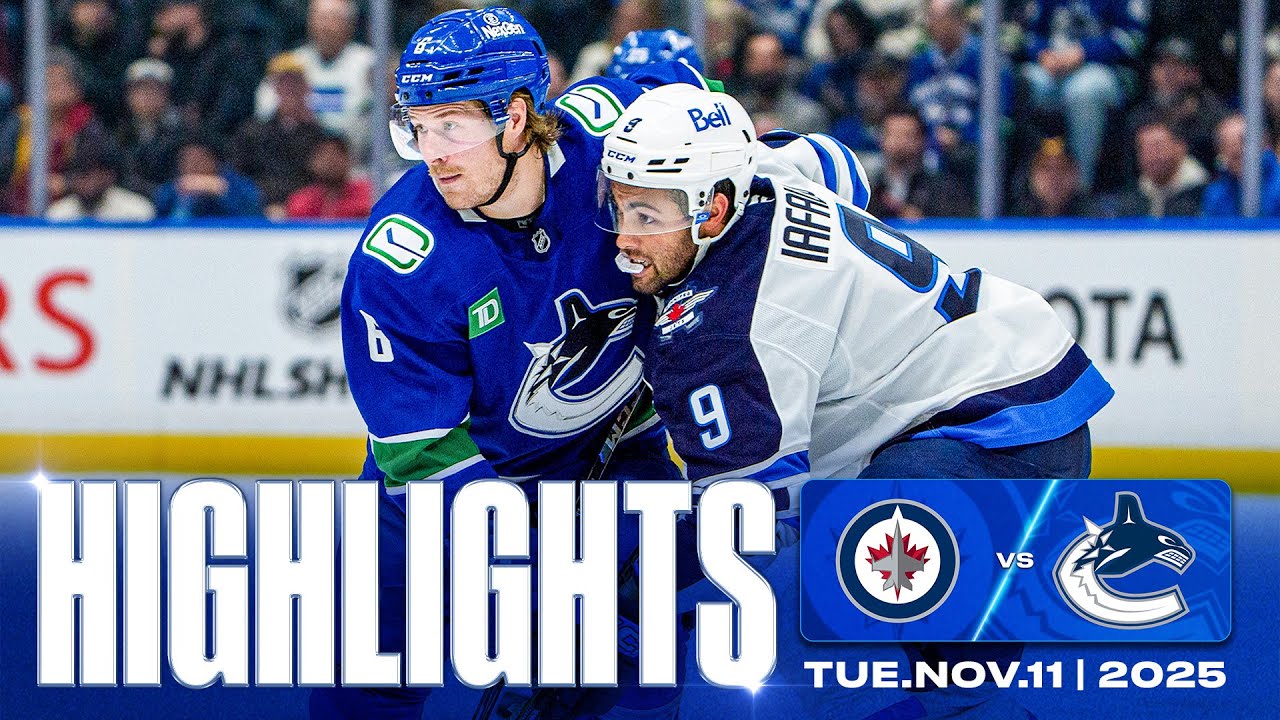 Game in 10 | Canucks vs. Jets Highlights (Nov 11, 2025)