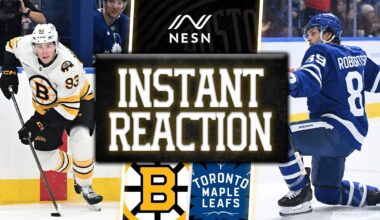 INSTANT REACTION: Bruins Extend Winning Streak with 5-3 Win Over Maple Leafs