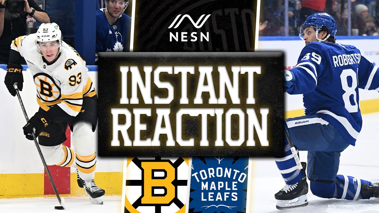 INSTANT REACTION: Bruins Extend Winning Streak with 5-3 Win Over Maple Leafs