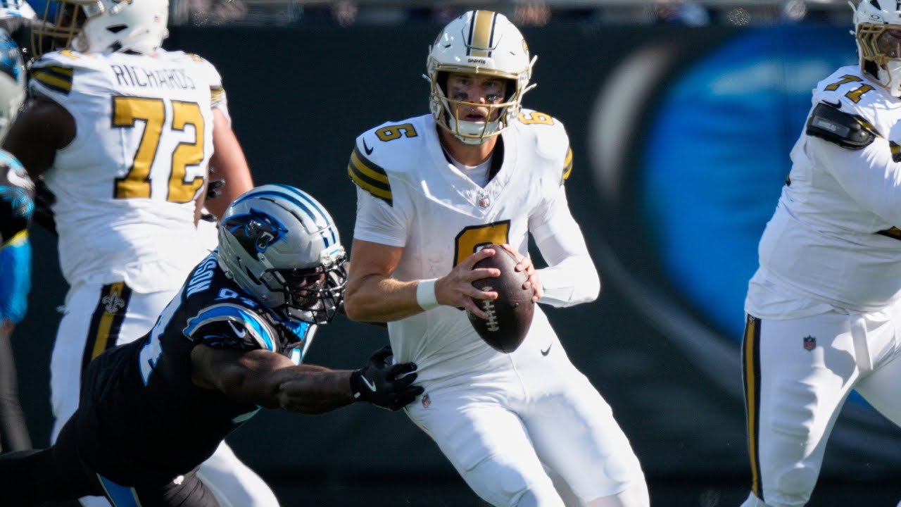 Tyler Shough's best throws from 282-yard, 2-TD game vs. Panthers | Week 10