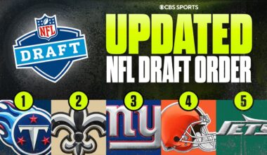 UPDATED 2026 NFL Draft Order after Week 10: Titans hold No. 1 overall pick