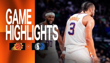 Phoenix Suns win their 4th straight game with a 123-1124 win over the Dallas Mavericks