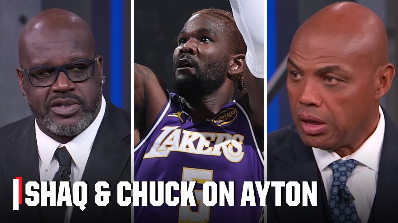 Shaq & Chuck are critical of Deandre Ayton after Lakers-Thunder first half | Inside the NBA