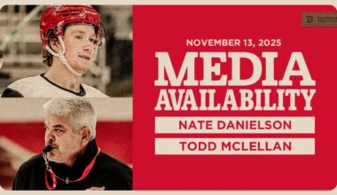 Nate Danielson, Todd McLellan Morning Skate Media | Nov. 13, 2025