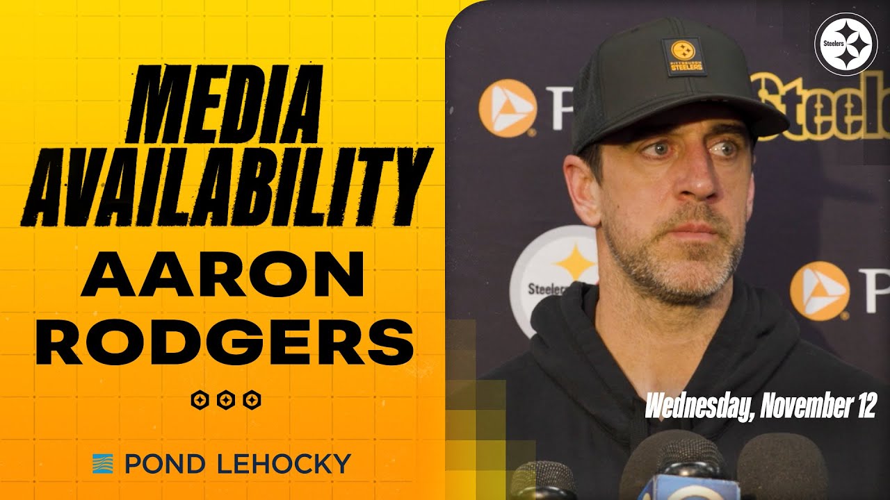 Aaron Rodgers Media Availability (Nov. 12) | Pittsburgh Steelers